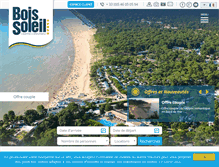 Tablet Screenshot of bois-soleil.com